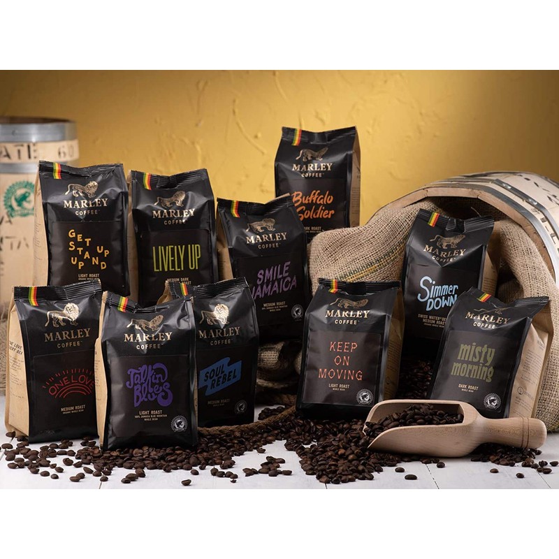 Swiss Water Decaf Medium Roast Organic Decaffeinated Coffee Beans 227g