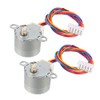 uxcell 2PCS 24BYJ48 DC 12V Reduction Stepper Motor Micro Reducer