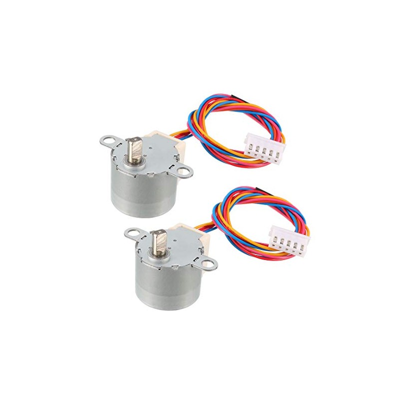 uxcell 2PCS 24BYJ48 DC 12V Reduction Stepper Motor Micro Reducer
