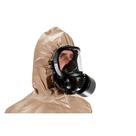 MIRA SAFETY M MIRA SAFETY Suit Disposable Protective Coverall with Hood and Elastic Cuff Size LARGE XLARGE Respiratory Protection (HAZ-SUIT LG/XLG)