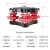 Tripod Leveling Base, LP‑64 Camera Leveler, 5° Horizontal Adjustment Aluminum