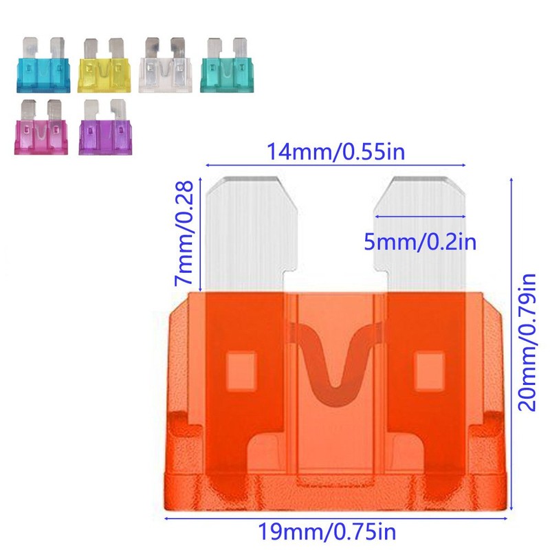 Kiligen 5pcs Inline ATC ATO Fuse Holder Car 20A Waterproof