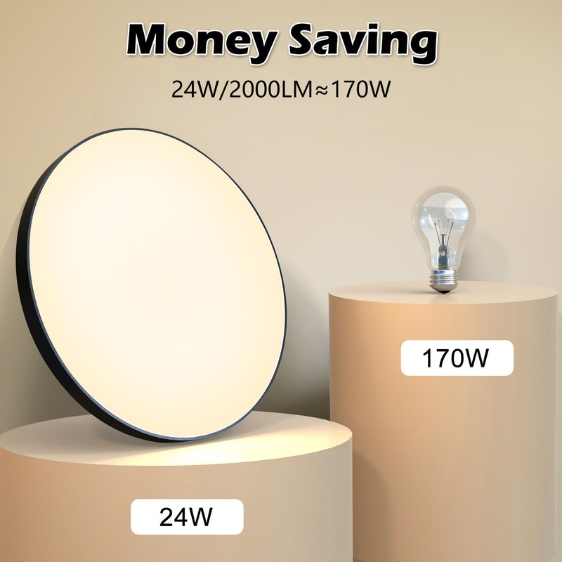 Ceiling Light LED Ceiling Light Flat Lamp Ceiling Diameter 28