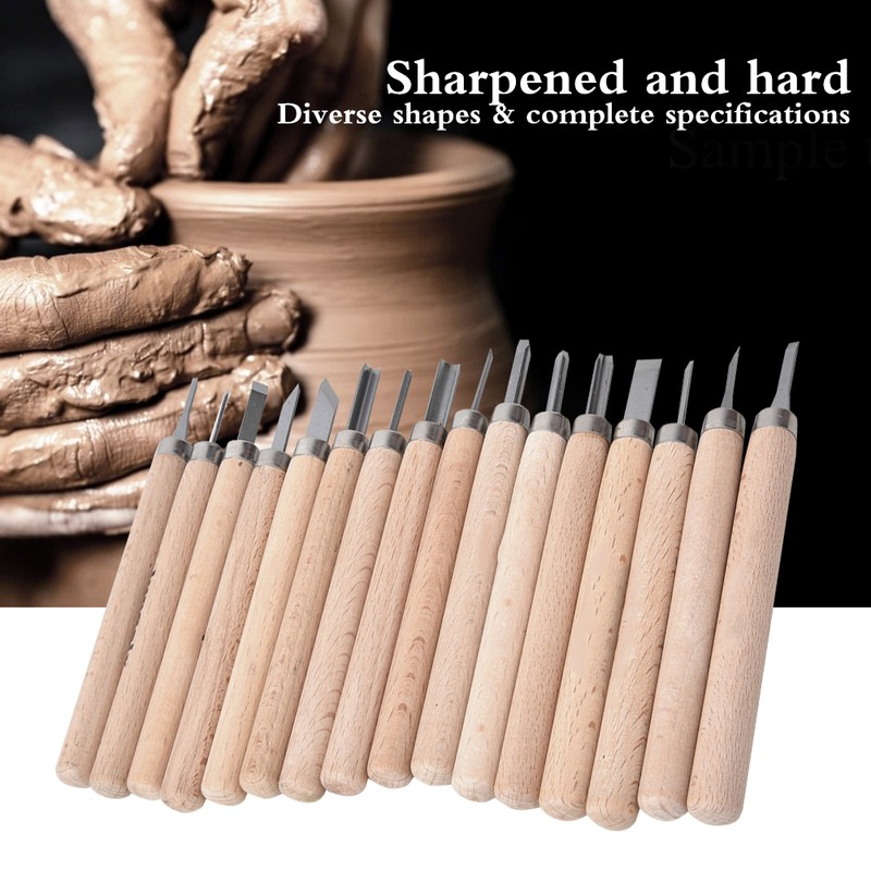 16 Pcs Carving Knife High Speed Steel Woodworking Carving Engraving