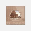 Unbranded El Paso City USA Grunge Vintage Travel 4'' X