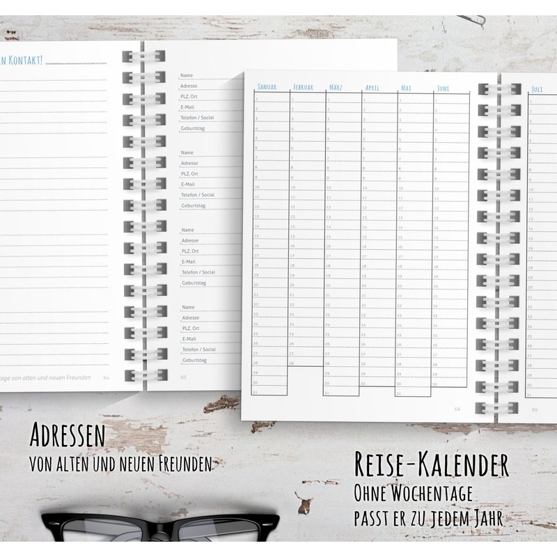 Travel Diary Iceland to Write Yourself or as a Farewell