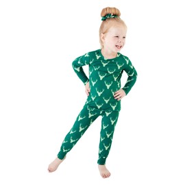 Dreamiere Two Piece Pajama Set For Buck's Sake | Boys-Girls | Toddler Sleepwear | Matching Family | Lightweight, Comfortable for Sensitive Skin