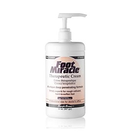 Foot Miracle Crema terapéutica practicante fuerza 32 onzas con bomba