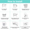 Zippland 4 Pack Diaper Liner Refills Compatible with Janibell Akord