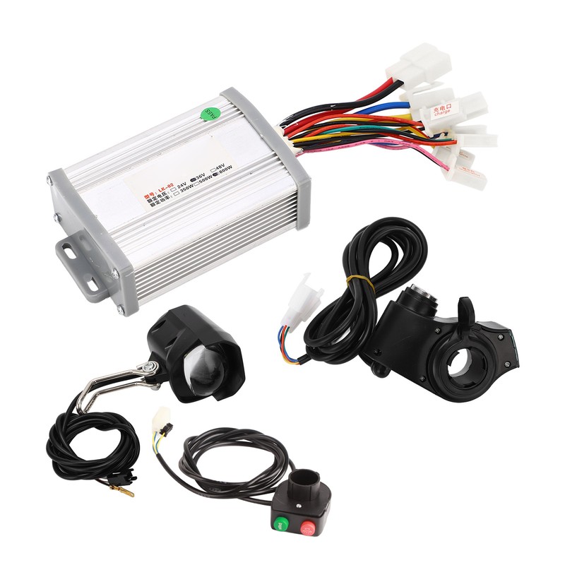 36V 800W Brush Speed Motor Set Controller Electric Bike Thumb