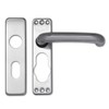 Asec Door furniture Lever Lock Oval
