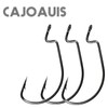 Cajoauis - 100 ganchos de pesca de gusano compensados, color