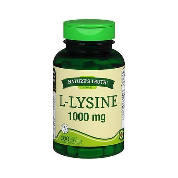 Nature'S Truth L-Lysine 1000 Mg Coated Caplets 100 Tabs