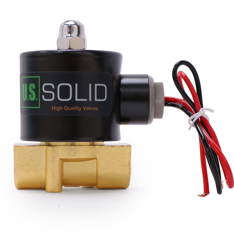 U.S. Solid Solenoid Valve - 1/4 Inch Zinc Alloy 12