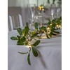 Star LED mistletoe garland