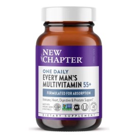 Multivitaminico Diario Para Hombre 55+ New Chapter 48 Tablet Sabor Sin Sabor