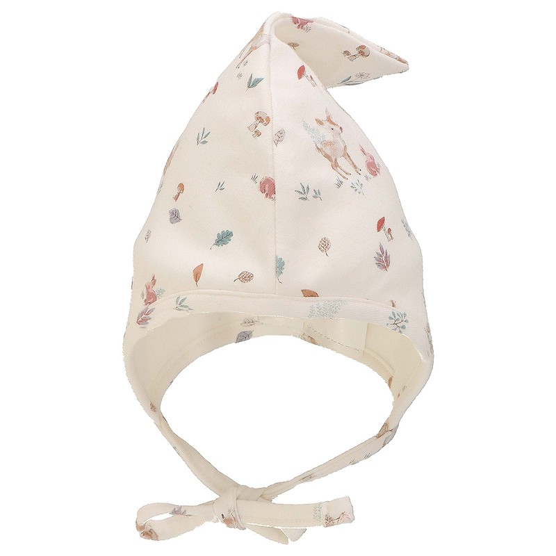 Sterntaler Girls' Bonnet Fawn Hat, ecru