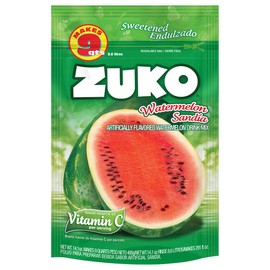 Zuko Watermelon Instant Powder Drink Family Pack, 14.1 oz, Pack of 6