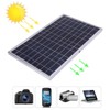 Sanpyl 100W 12V Solar Panel Kit, Portable Monocrystalline Silicon Solar