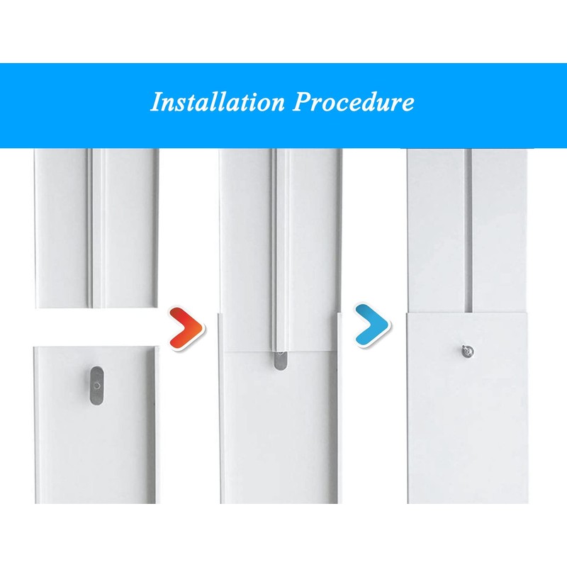 Portable Air Conditioner Window Seal Kit with Coupler,Adjustable Vertical/Horizontal Sliding