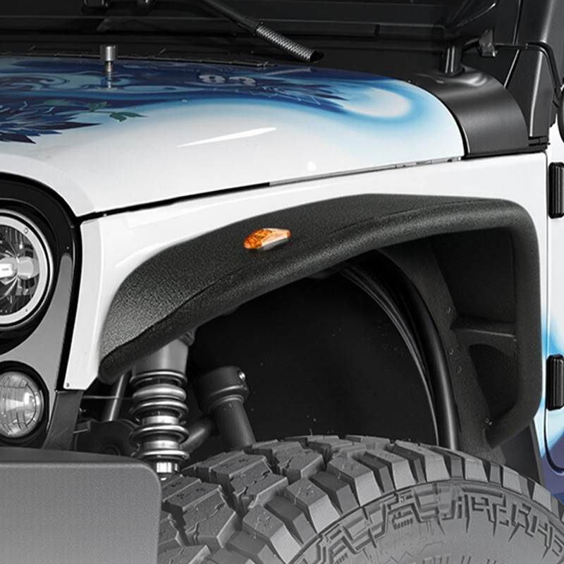 VEVOR Fender Flare, Front Fender Flares Compatible with 2007-2018 Jeep