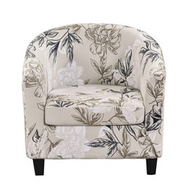 Meigeh Armchair Cover for Tub Chair 2-Piece Armchair Cover Armchair Cover Armchair Cover with Cushion Cover for Tullsta Armchair Throw Cocktail Chair Slipcovers