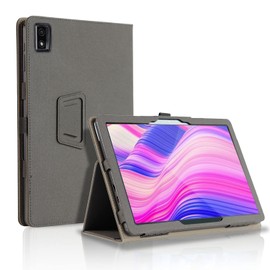 LUCA TE103M3N1-B/LUCA TE102M3N1-B Case, YAJOJO Angle Adjustable Cover, Stand with Pen Holder, Folio Stand, Holds Pens, Thin, Lightweight, Scratch-Resistant, Full Protection, Stand Function, Hard Cover (Black)