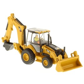 Diecast Masters 1/87 Caterpillar 450E Backhoe Loader- High Line Series