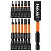 Hakkin 13Pcs Slotted Tip Screwdriver Bits S2 Steel Flat Head