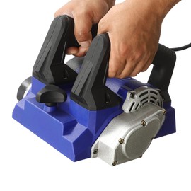 Electric Wall Planing Machine, 1300W Power Hand Planer, Wall Scraper Planner 6" Width, Handheld Power Planer Shovel Wall Machine for Paint Putty Removal, Wall Repair Portable Planer (Blue)
