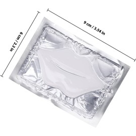 COLLBATH Mascarillas Labiales Hidratantes y Exfoliantes en Gel para Cuidado Diario Fibra Vegetal, 25 Piezas para Labios Secos y Sensibles