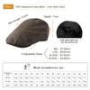TOP-EX XL/XXL Waterproof Men's Flat Cap for Rainy Weather -