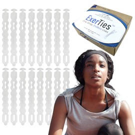 ExerTies Tshirt Sleeve Ties (16 Ties) Clear - 100% Medical Grade Silicone Sleeve Holders for Sports - Sleeve Ties for Sports Shirts Designed for Athletes - Hypoallergenic Sleeve Straps - Made in USA