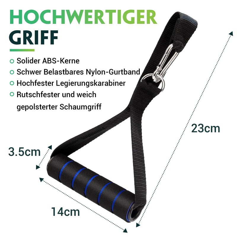 Pack of 2 Single Handle for Resistance Bands