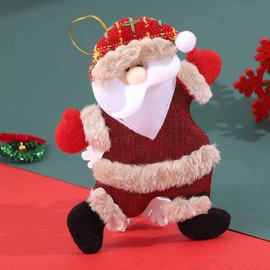 Bomine Christmas Ornaments Unfinished Hanging Christmas Tree Decorations Pendant Ornaments to Paint Santa Claus Crafts Centerpieces Holiday Decorating Gifts (Big)