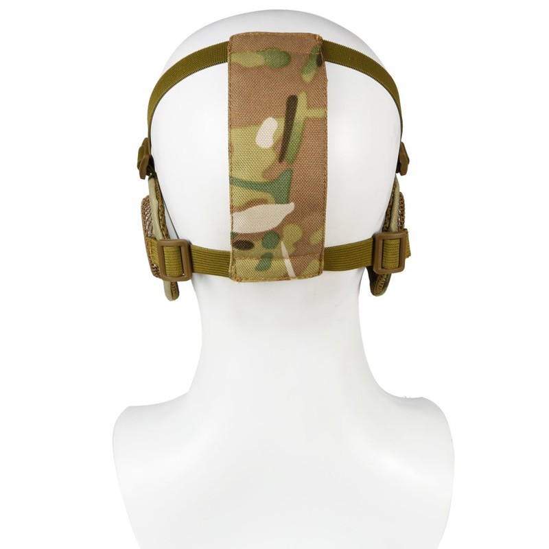 Hunting Explorer Tactical Half Face Mesh Mask With Ear Cover
