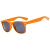 Men Women Vintage Smoke Lens Orange Frame Sunglasses Retro Style