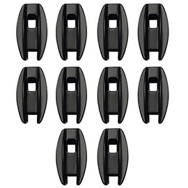 Electronic Fence Insulator, 10 PCS Corner Post Fence Insulator, Weatherproof Rainproof Electric Fence Insulator, Electric Fence Isolator UV Protection for Electric Fence Wire (Black)