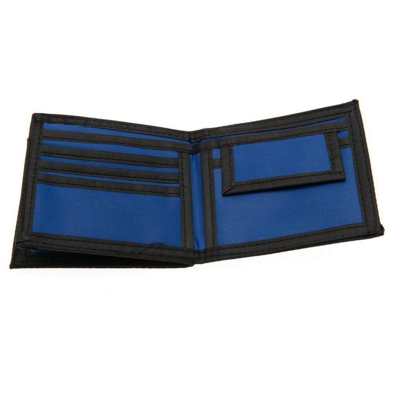 Chelsea FC Football Crest Nylon Money Wallet, Blue