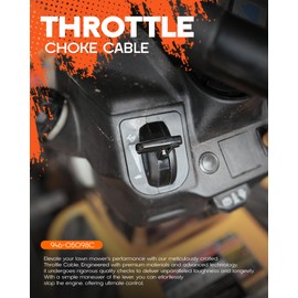 Achilioson 2024 Upgrade 946-05098C Throttle/Choke Cable Replace 946-05098A B C Compatible with Cub Cadet Throttle/Choke Cable XT1-LT46 LT50 GT50 GT54 ST54 XT2-LT54 LX46 GX54
