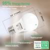 LAMPHOME 8-Pack Daylight White LED Bulbs - Brighten Your Bedroom