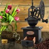 Coffee Grinder,Wooden Coffee Bean Grinder Manual Coffee Grinder Roller, Antique