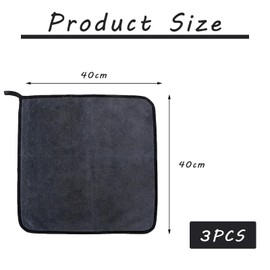 Syylqyr 3 PCS Magic Cleaning Cloth Magic Wipe Bathroom Drying Cloth for Cleaning Shower Glass for Removing Water in Kitchen for Windows, Bathroom, Car