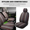 ZNDAW 5PCS Baja Saddle Blanket Car Seat Covers, Front Set