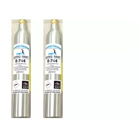 Frosty-Freeze Refrigerants R744 Refrigerant, Carbon Dioxide, CO2, UN1013, Class 2, (2) 14.5 oz. Hi Pressure