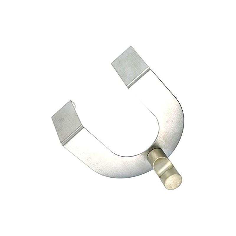 Merriway BH03332 U-Shaped Over Door Hangers with Notched Hooks with