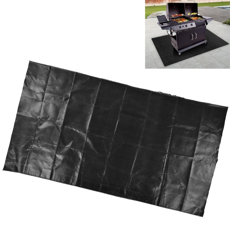 Fireproof Washable Barbecue Mat Reusable Foldable Lawn Protector for Outdoor