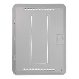 Legrand - OnQ 20 Inch Media Enclosure, Wifi Electrical Box, Cable Management Box for Distribution of Networking Service, Recessed Media Box Lets Signal Through, White, ENP2050-NA