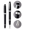 Cross Bailey Light Polished Black Resin Fountain Pen INCL. Premium