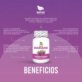 Cardo Mariano, 100 Cápsulas, Calidad Premium Sabor Natural